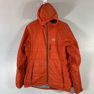 Lowe Alpine Men's Orange Performance Hooded Jacket
